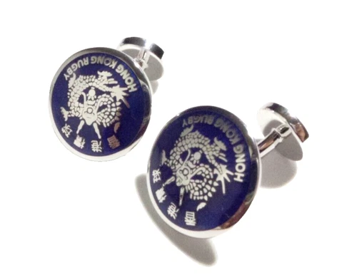 SET OF GENUINE THOMAS PINK ENAMEL CUFFLINKS BRAND NEW MEN’S DESIGNER