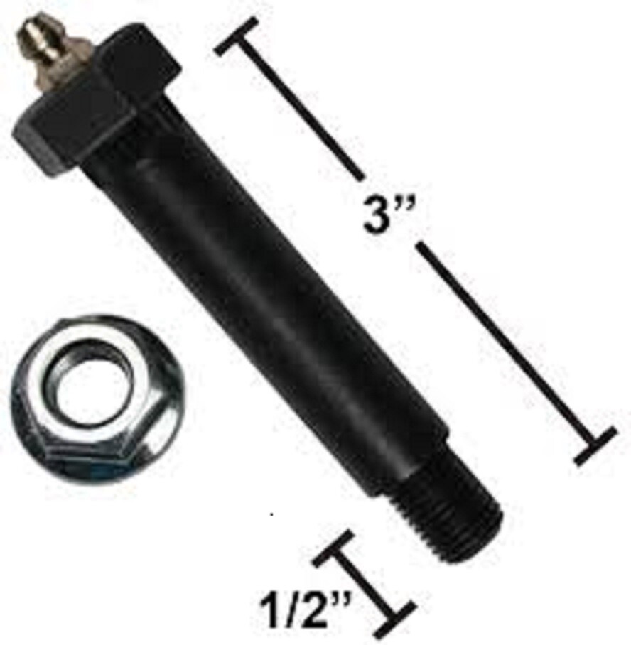 Car Trailer Axle Spring Shackle Bolt With Locknut Steel Grease - Foto 4