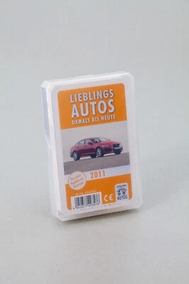 LIEBLINGS AUTOS Auto Quartett 2011 Baujahr Geburtsjahr 14. Geburtstag Geschenk Spielkarten Neu