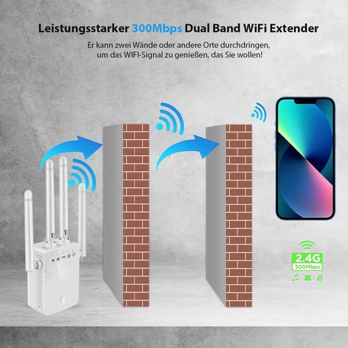 WLAN Repeater Router Range Extender Wireless Signal Verstärker Booster WiFi 300M - Bild 16 von 18