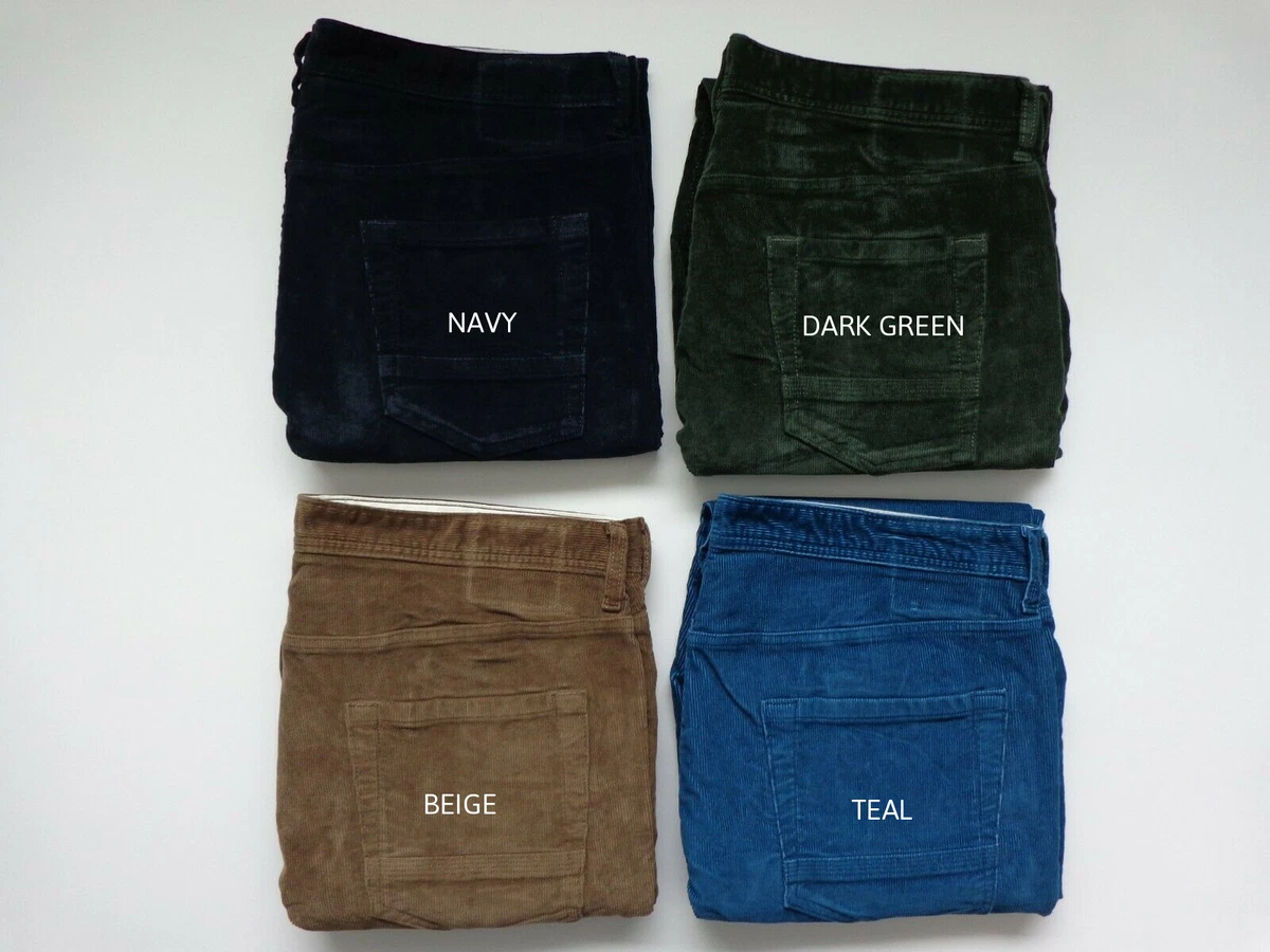 Mens Ex Timberland Cut Label Straight Fit Stretch Corduroy Jeans 4 Cols. RRP 90