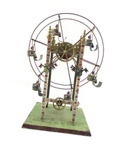 Wunderlich Riesenrad Nr. 25/4 "russische Schaukel" um 1909 uralt 34 cm Figuren