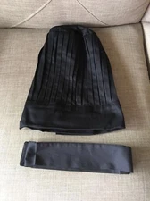 New Hibachi & Teppanyaki Chef's Black Hat and Black Tie Sets