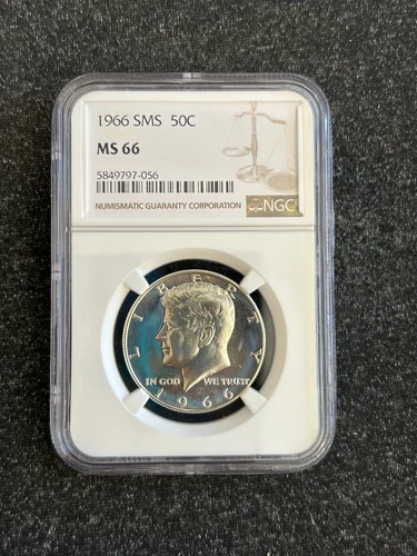 1966 SMS NGC MS66 Kennedy