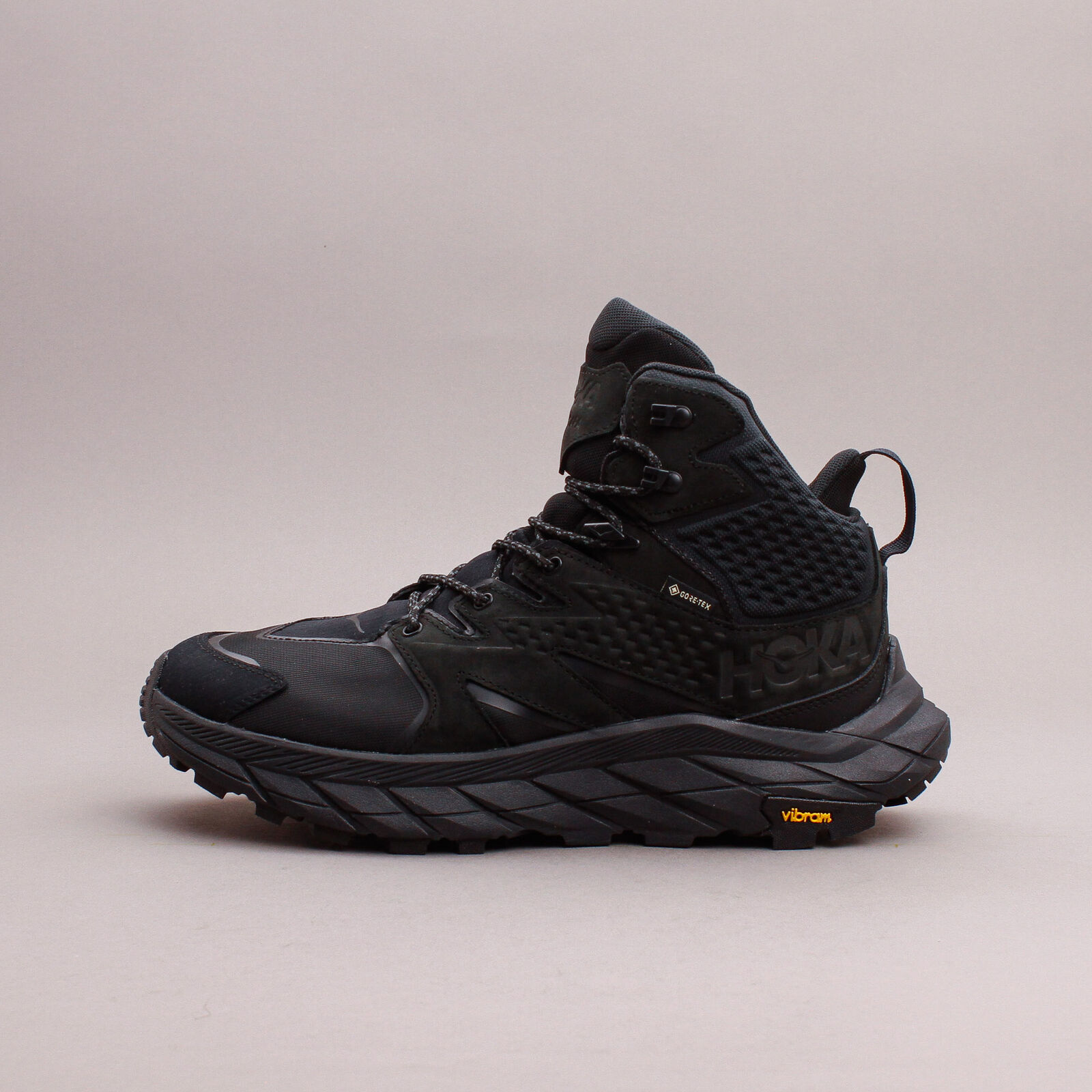 Hoka One One Anacapa Mid Gore-Tex GTX Black Hiking Shoes New Men 1122018-BBLC Hoka One One Anacapa Mid Gore-Tex GTX Black Hiking Shoes New Men 1122018-BBLC