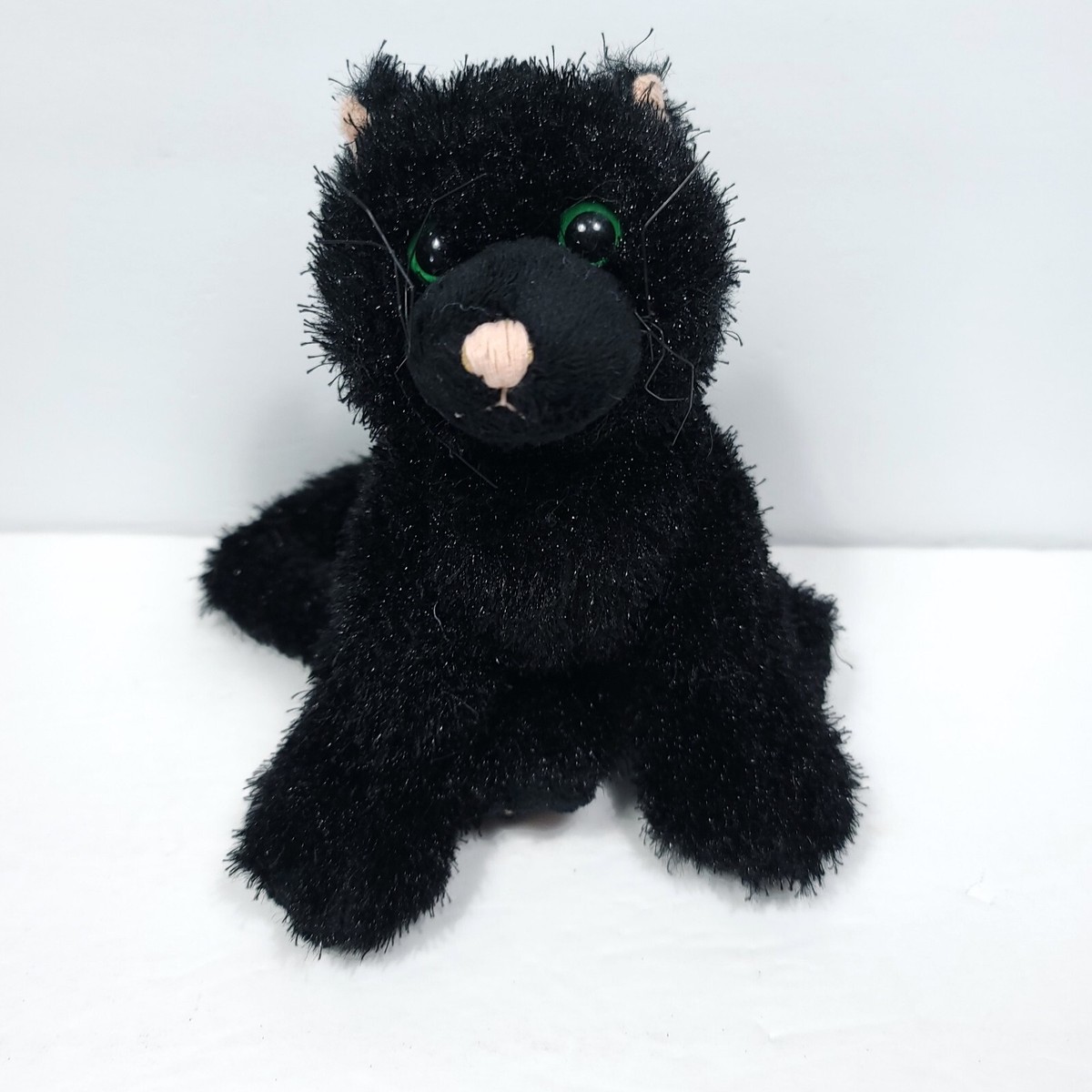 くまʕ。•ﻌ•。ʔꔛᰔᩚ。 Webkinz Black Cat Plush HM135 RETIRED No Code Stuffed Animal
