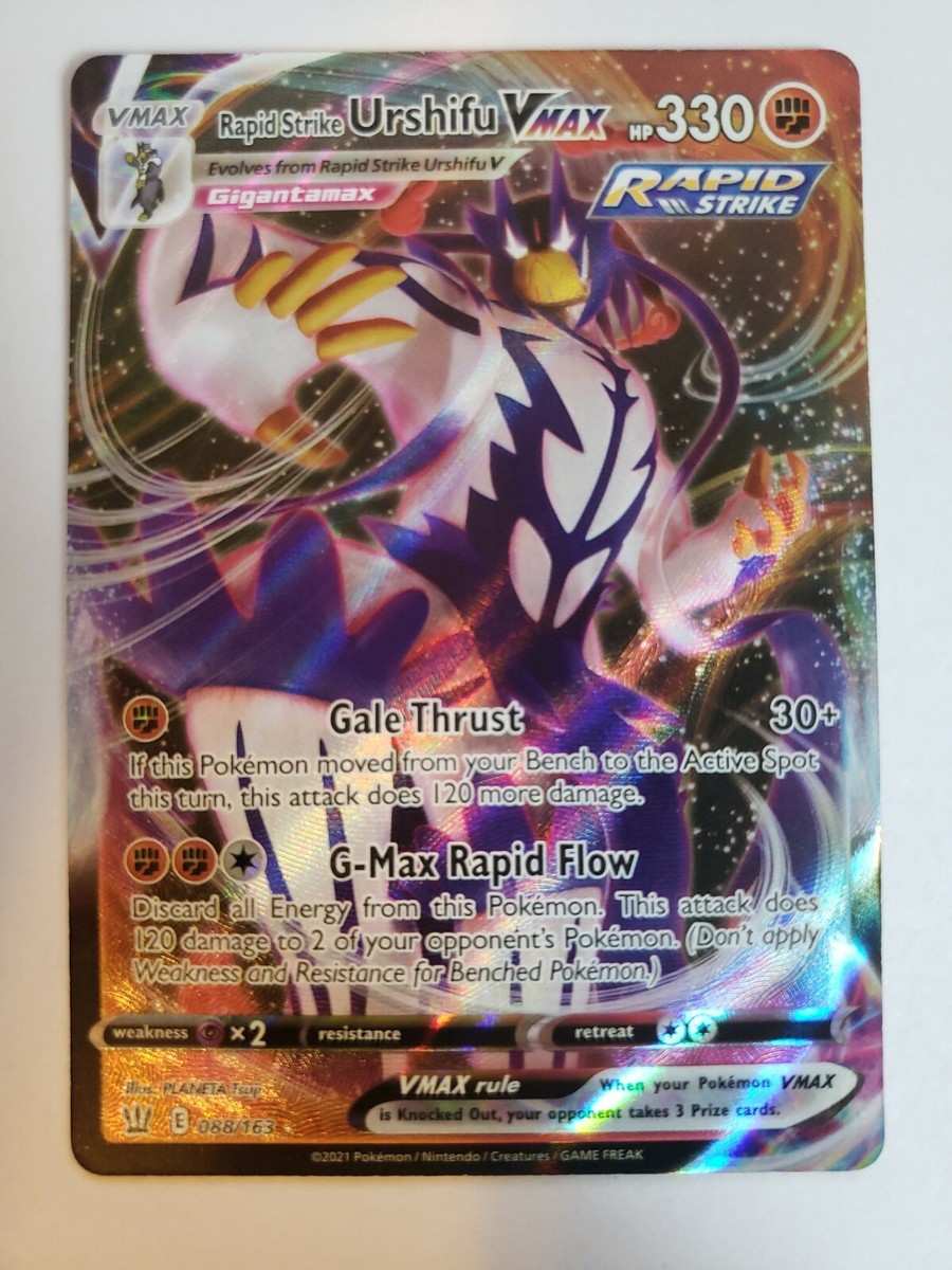 Rapid Strike Urshifu VMAX - Battle Styles 88/163 - Rare VMAX