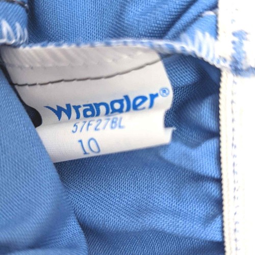 Vintage Wrangler Shorts Boys Sz 7 Blue Track 80s Basic Classic Everyday Summer - Picture 4 of 4