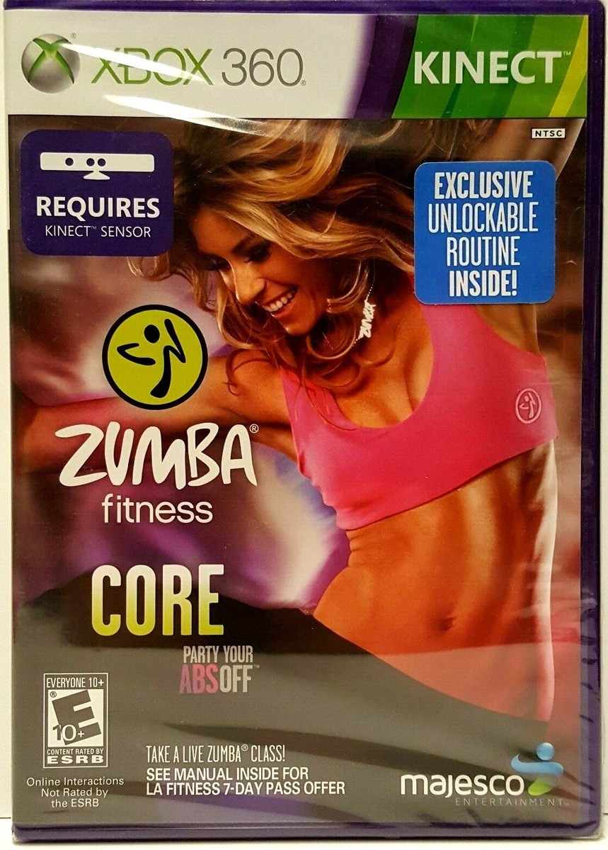 その他 ZUMBA fitness Factory Sealed Xbox 360 Zumba Fitness Core KINECT (Exclusive
