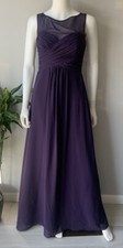 Alfred Angelo Size 4 Sleeveless Fit & Flare Maxi Dress Gown Prom Bridesmaid