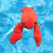 Red Lobster Plush Stuffed Animal 8.5"x9" Great Condition Cute!