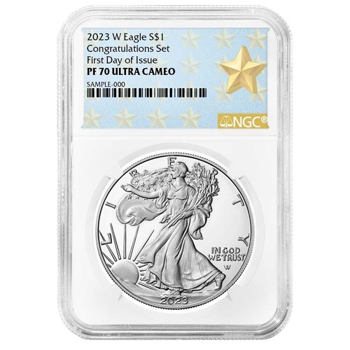 2007-W Silver Eagle NGC PF-70 Ultra Cameo Early Releases #07-010