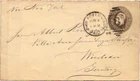 Pennsylvania Philadelphia Paid 1888 3 in duplex  5c Garfield Plumpton Amber Enve