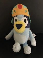 Bluey Princess 8" Inch Plush Toy by MOOSE Stuffed Animal Embroidered Eyes