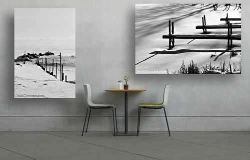 Dockside ~ 18x12 Ready to Hang CANVAS WRAP PRINT ~ Landscape ~ LARGE WALL ART - Picture 4 of 4