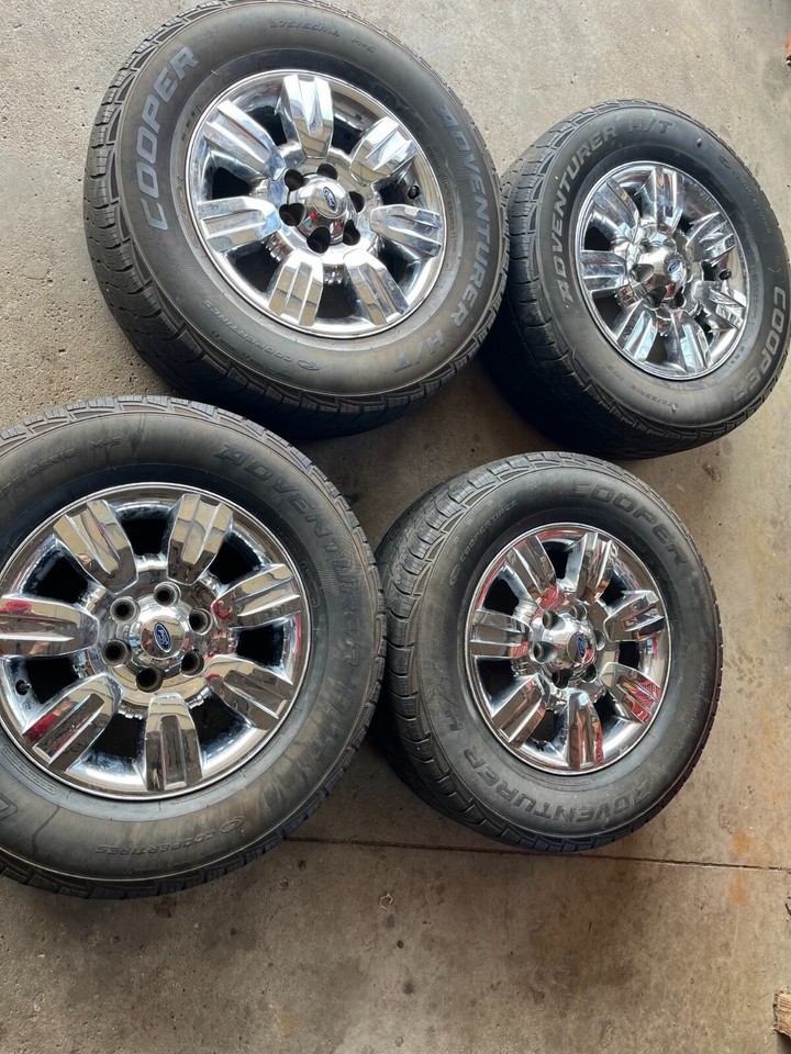 2010 Ford F150 Used rims and tires, Size 275/65R18 eBay
