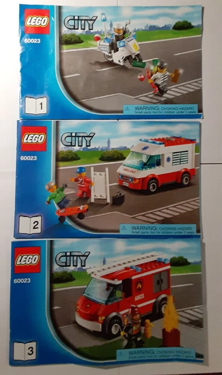 Lego City Police Instruction Booklets Only 60023 Starter Kit