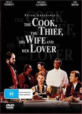 The Cook, The Thief, His Wife and Her Lover 1989 DVD NEW USA Compatible 