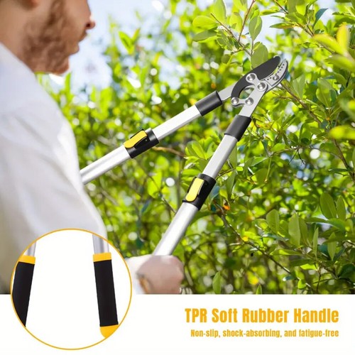 Telescopic Ratchet Loppers Extendable Anvil Tree Branch Cutter Pruner Trimmer - Picture 15 of 19