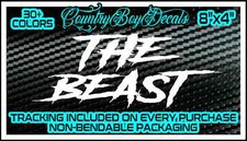 The Beast Vinyl Decal Sticker Diesel Truck Jdm Car Turbo Boost Lifted Stance Neo