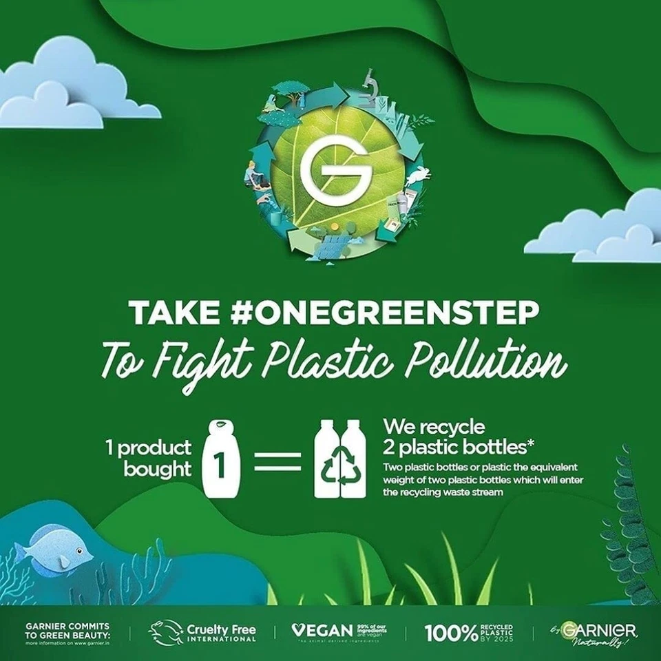 Garnier Skin Naturals, Face Serum Sheet Mask Pack of 5 Pure Charcoal Sheet Mask - Image 4 of 4