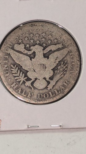 Moneda de medio dólar de plata de barbero 1905-P buen estado de Estados Unidos #324 - Imagen 4 de 4