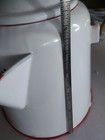 VTG WHITE RED TRIM CAMPFIRE ENAMEL WARE COWBOY COFFEE BOILER POT — photo 8