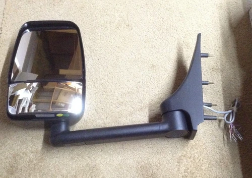 VELVAC 2020SS DRIVER'S SIDE MIRROR 728519 FORD E 96" BODY HEAT/PWR PATCH MOUNT