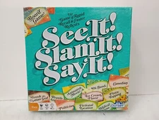 See It! Slam It! Say It! Outset Media Rapid Recall Fast Reflexes Party Game