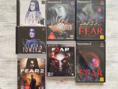 SONY 1 2 3 clock tower 1 2 3 & The Fear & F.E.A.R. 2 3 set from Japan