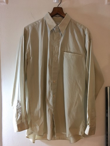 Balmain, VINTAGE 90s BALMAIN Embroidered Dress Shirt RARE Medium