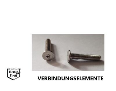 Sammy  Schrauben TORX mit großem sehr niedrigem Flachkopf EDELSTAHL A2 M1,6-M6