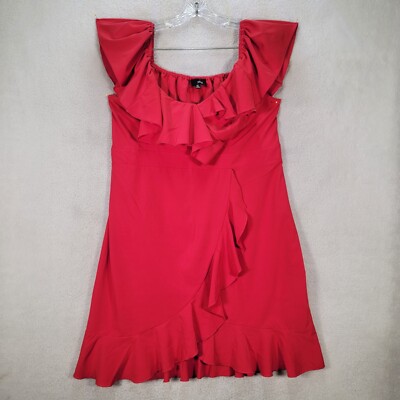 red flowy cocktail dress Organic cotton girls dress / Organic cotton clothing 8 main image 0