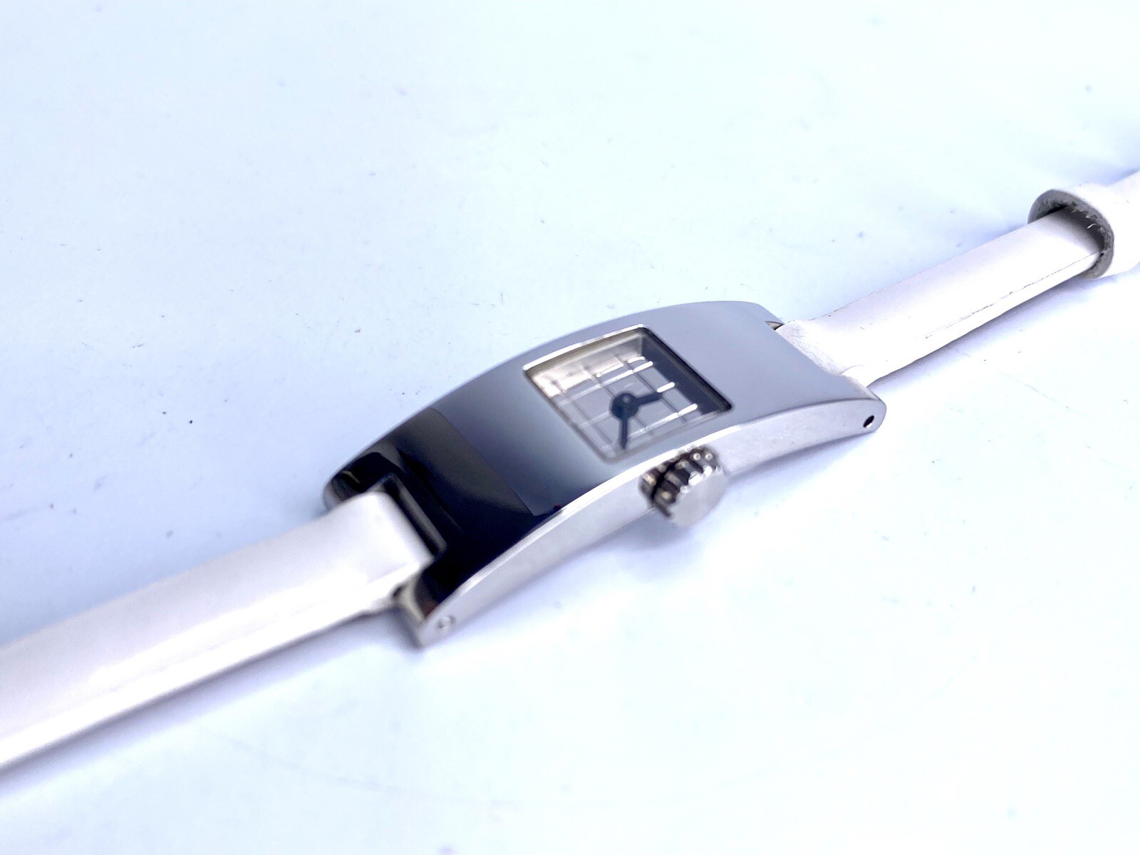 Coach Womens Silver Rectangular Swiss Quartz Watc… - image 1