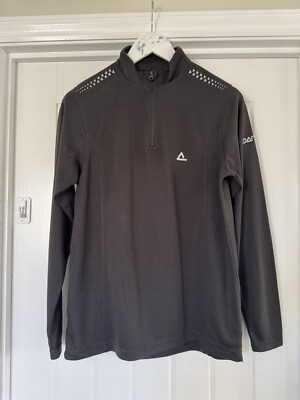 DARE2B MENS BLACK 1/4 ZIP JUMPER UK SIZE SMALL