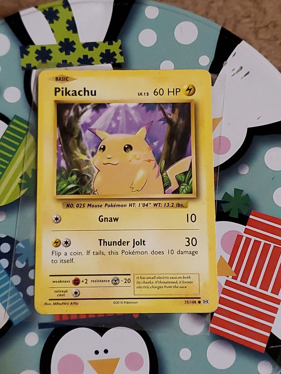 pokemon cards - Pikachu Rare 35/108 Shiny 2016 Edition French - Mint  Condition