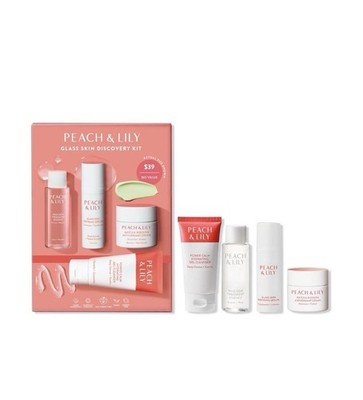 Peach & Lily Glass Skin Discovery Set New In Box