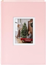Faux Leather Photo Album Hold 300 4x6 Photos with Memo Writing Space
