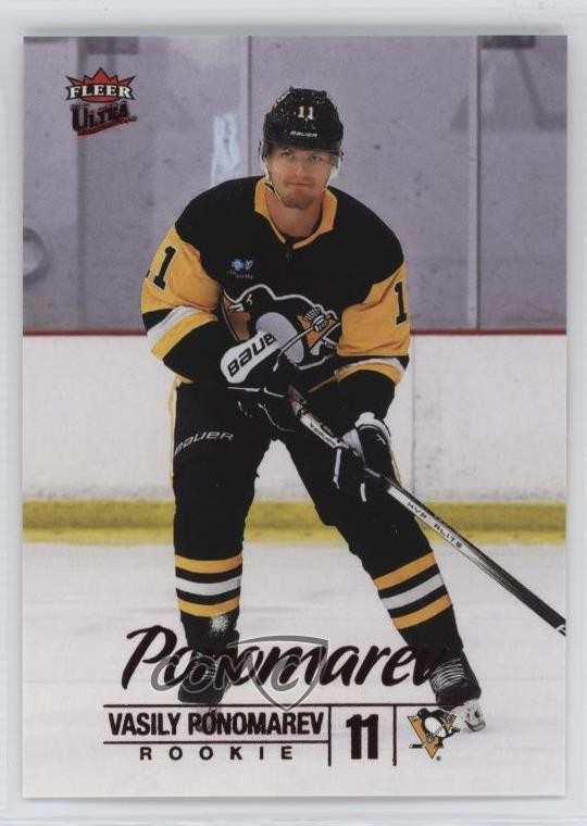 2024-25 Fleer Ultra Rookies Red Foil 71/94 Vasily Ponomarev #218 Rookie RC og2