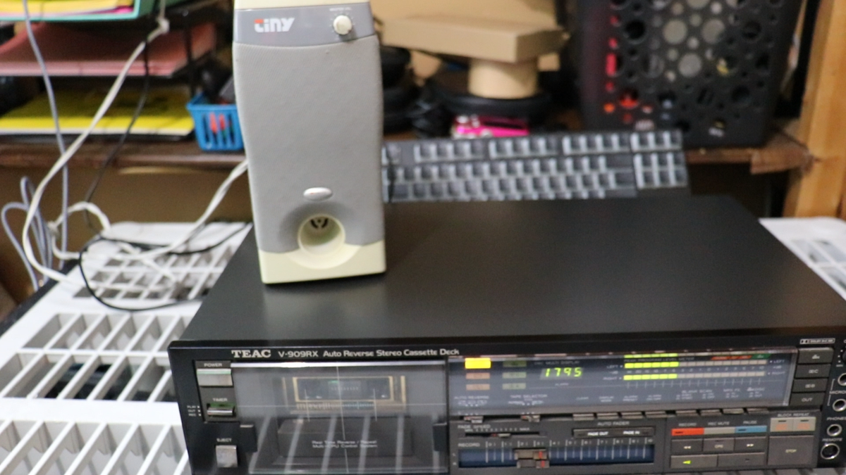 V-909RX TEAC Cassette Deck Auto Reverse Stereo DBX Teac Case