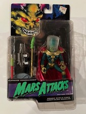 Mars Attacks/Supreme Commander Action Figure with Power Shield - FACTORY SEALED