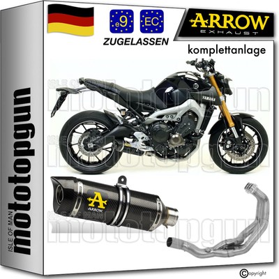komplettanlage kat carbon c thunder arrow fur yamaha mt09 mt-09 2015 15 2016 16
