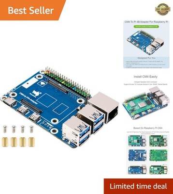 Compute Module 4 to Raspberry Pi 4 Adapter, Connect CM4 to Replace Raspberry ...
