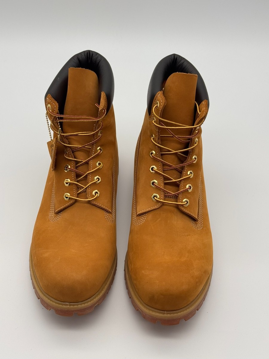 Timberland 6 Inch Boot Wheat Nubuck Mens Size 16 No Box | eBay