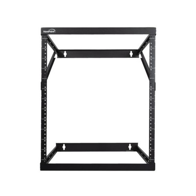 8U/12U/22U Wall Mount Expandable Open Frame 2 Post Rack Adjustable Height