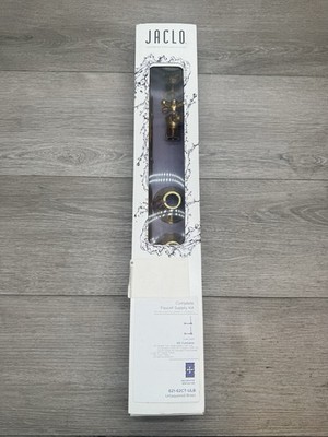 Jaclo 621-62CT-ULB Quarter Turn Faucet Supply Kit, Unlaquered Brass