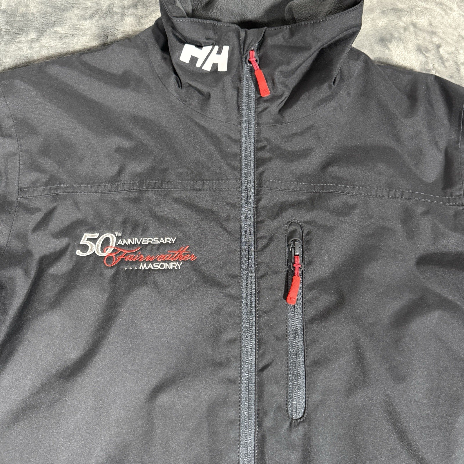 Helly Hansen Crew Midlayer Jacket Mens Medium Ful… - image 3