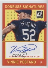 2014 Panini Donruss Signatures Vinnie Pestano #VP Auto 5s8