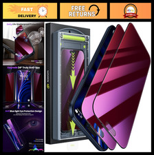 Privacy Screen Protector for iPhone 17 Pro Max - Purple Gradient, Anti-Blue Ligh