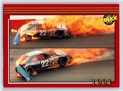 1992 Maxx Red Sterling Marlin's Car Junior Johnson & Associates #189